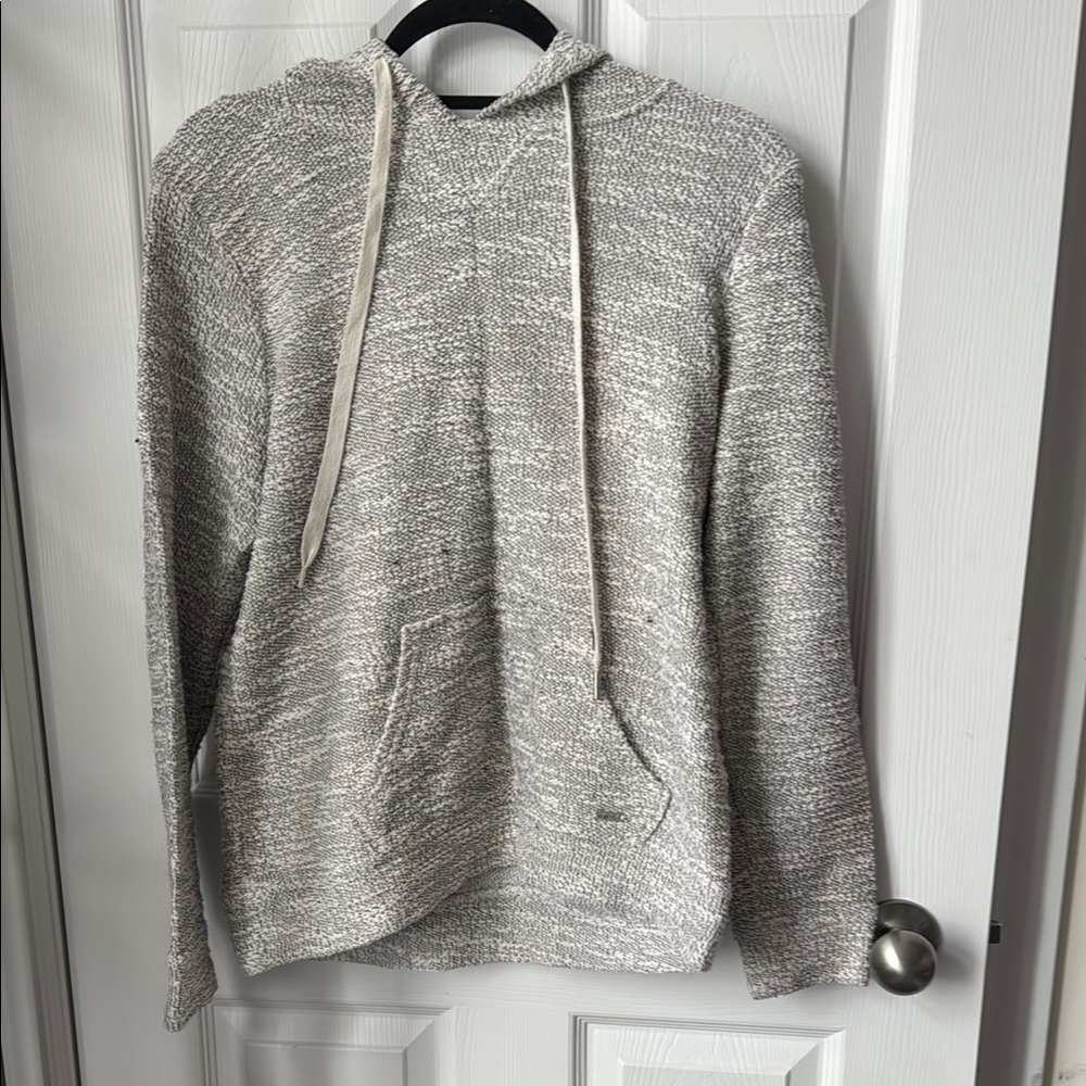 Marc NY Grey Knit Hoodie